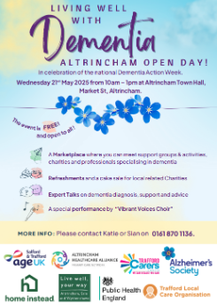 Living Well with Dementia Open Day Event Poster